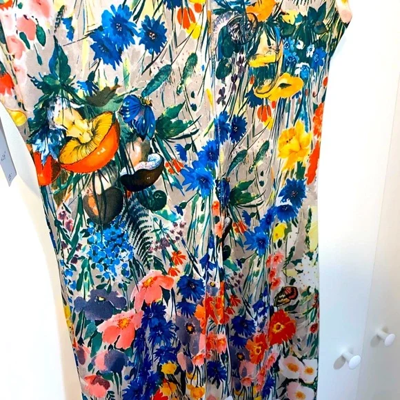 Vintage Floral Sleeveless Maxi Dress - Picture 8 of 10